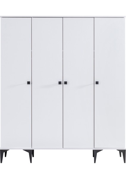 White 4 Kapaklı Genç Odası Takımı