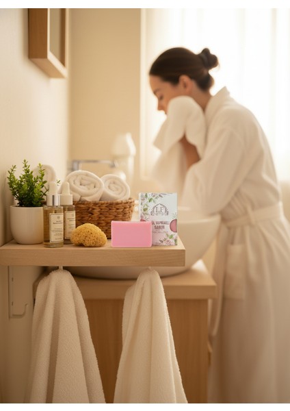 Gül Yapraklı Doğal Yüz ve Vücut Sabunu 100 gr x 3 Adet indirimleri