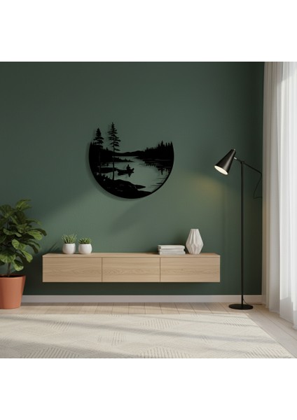 Yalnız Kanocu Çerçevesiz Dekoratif Ahşap Tablo fiyatları