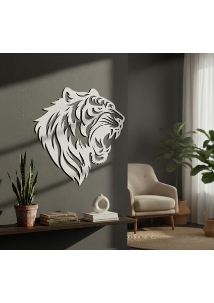 Kaplan Başı 2 Çerçevesiz Dekoratif Ahşap Tablo fiyatları