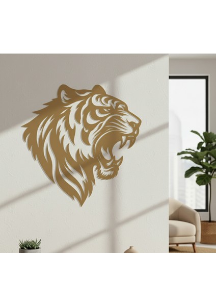 Kaplan Başı 2 Çerçevesiz Dekoratif Ahşap Tablo modelleri