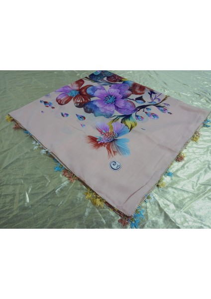 ve Reyhan El Emeği Iğne Oyası Yazma , Fular ,yemeni, Mevlit Örtüsü ,hediyelik 4 Kenarı Oyalı