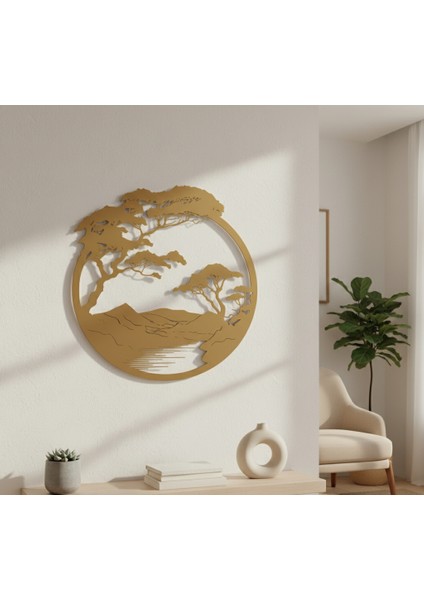 Serenity Çerçevesiz Dekoratif Ahşap Tablo