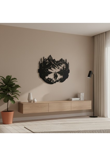 Yelkenli Çerçevesiz Dekoratif Ahşap Tablo fırsatları