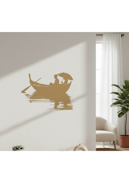 Sandal Çerçevesiz Dekoratif Ahşap Tablo