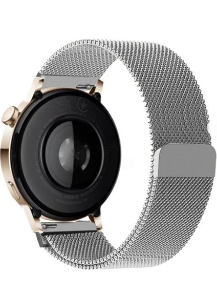 Watch Gt3 Elegant 42MM / Gt2 42MM Uyumlu Manyetik Milanese Loop Metal Saat Kordonu – 20MM modelleri