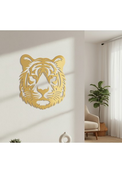 Kaplan Başı Çerçevesiz Dekoratif Ahşap Tablo