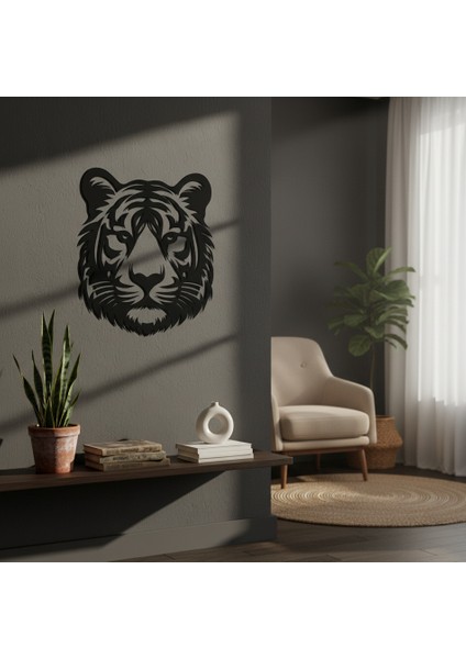 Kaplan Başı Çerçevesiz Dekoratif Ahşap Tablo fırsatları