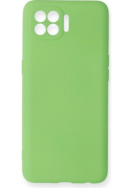Oppo Reno 4 Lite Kılıf First Silikon - Yeşil