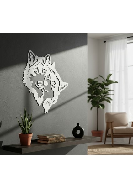 Kurt Çift Çerçevesiz Dekoratif Ahşap Tablo fiyatları