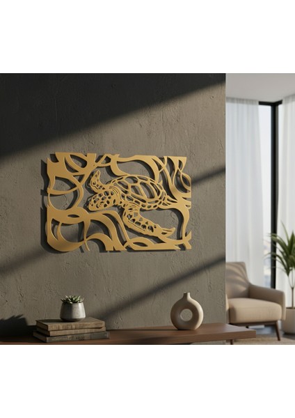 Kaplumbağa Çerçevesiz Dekoratif Ahşap Tablo fırsatları