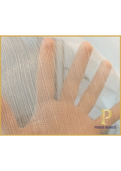 Perde Adresi 3x Pileli Bambu Tül Perde, Ütü Gerektirmez Kırışmaz, Kornişe Asmaya Hazır, Evinizin Hak Ettiği Şık Havalı Fikse Kırık Beyaz Tül Perde, En ve Boy Seçiminize Özel Kesim ve Dikim Tül Perde