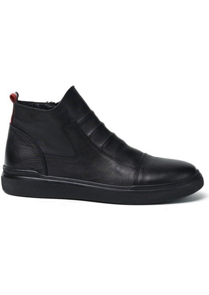 3025350 Siyah Kışlık Fermuarlı Erkek Bot modelleri