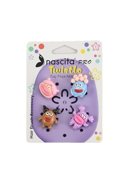 Nascita 4lü Saç Fırça Aksesuarı - 03