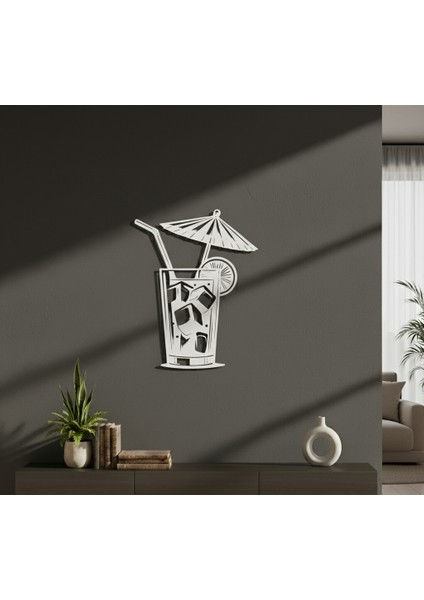 Limonata Çerçevesiz Dekoratif Ahşap Tablo