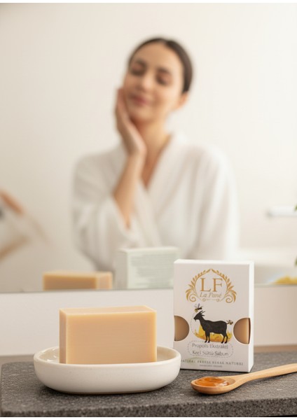 Propolis & Keçi Sütlü Doğal Yüz ve Vücut Sabunu 100 gr x 3 Adet modelleri