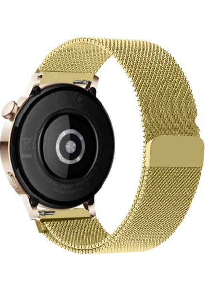 Watch Gt3 Elegant 42MM / Gt2 42MM Uyumlu Manyetik Milanese Loop Metal Saat Kordonu – 20MM fiyatları
