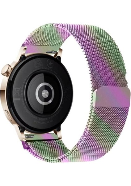 Watch Gt3 Elegant 42MM / Gt2 42MM Uyumlu Manyetik Milanese Loop Metal Saat Kordonu – 20MM fiyatları