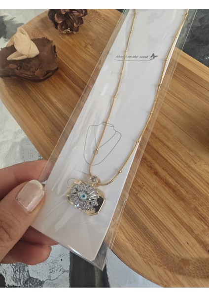 Nazar Boncuklu Çelik Kolye fiyatları