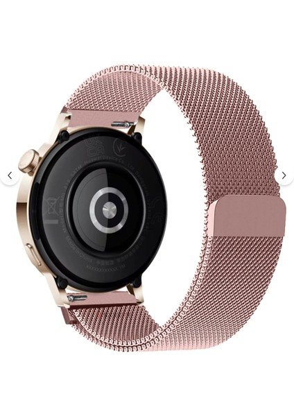 Watch Gt3 Elegant 42MM / Gt2 42MM Uyumlu Manyetik Milanese Loop Metal Saat Kordonu – 20MM fiyatları