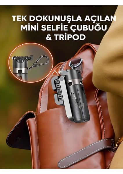 41.5 cm 360° Ayarlanabilir Bluetooth Kumandalı Kablosuz Tripod Selfie Stick Monopod fırsatları