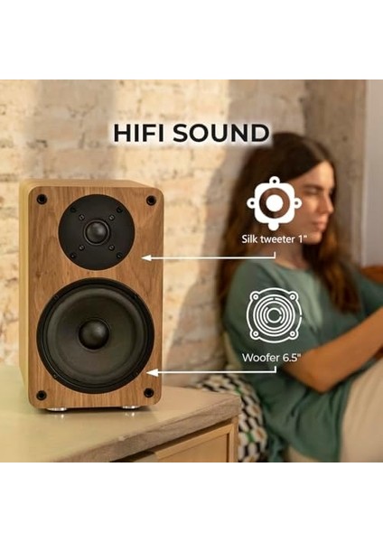 A5 Arc Aktif Hoparlör Kahverengi (Hdmı Arc,rca Bluetooth,optik,usb,sub Out) fiyatları