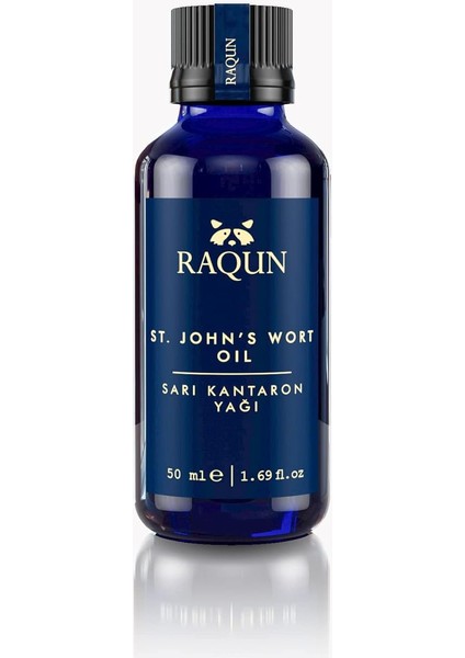 Raqun Sarı Kantaron Yağı 50ML%100 Saf ve Doğal