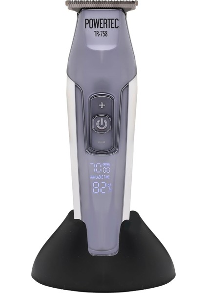 Powertec TR-758 Profesyonel Sakal Ense Tıraş Makinesi (0.1mm - Sıfıra En Yakın)