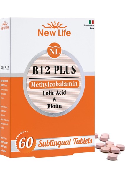 Newlife B12 Plus Methylcobalamin Folik Asit Biotin fiyatları