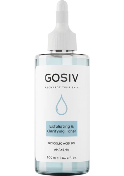 Gosıv, Glikolik Asit Tonik (Glycolic Acid 6% + Aha Bha) modelleri