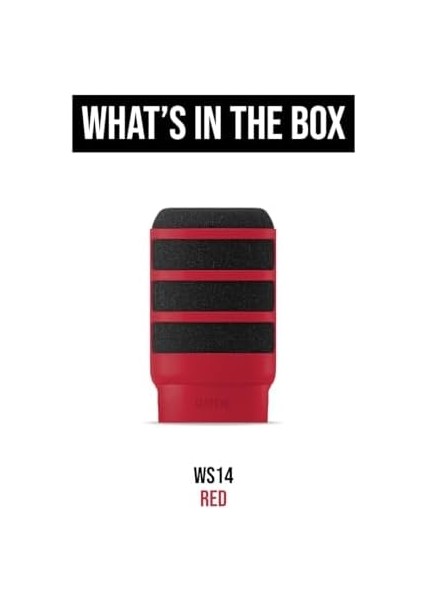 WS14 Premium Pop Filtre Podmic ve Podmic USB Için (Kırmızı) modelleri