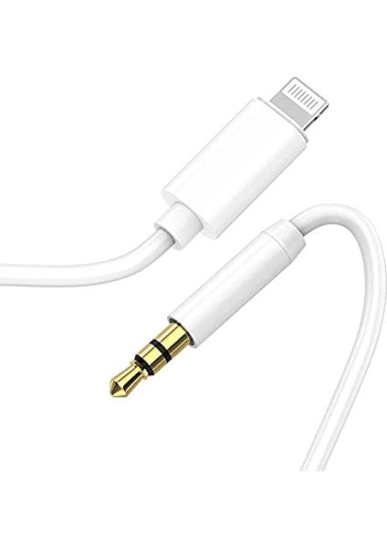 Nekuba Iphone Ile Uyumlu Lightning To Aux Çevirici Kablo, 3.5 Aux Kablo 1 Metre fiyatları