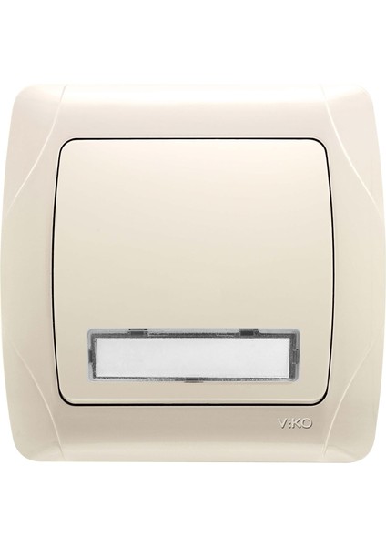 Carmen Krem Işıklı Etiketli Zil 24V Çabuk Bağlantı