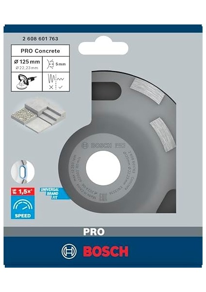 Professional Accessories 2608601763 Taşlama Diski Expert Açılı Taşlama Makinesi ( Için, Taşlama Diski: 125, Delik Çapı: 22,23 Mm, Bileyici Için Aksesuar) modelleri