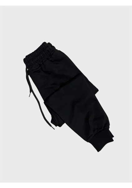 Erkek Çocuk %100 Pamuklu Krem Rengi Siyah Çizgili Uzun Kollu Eşofman Takımı fırsatları