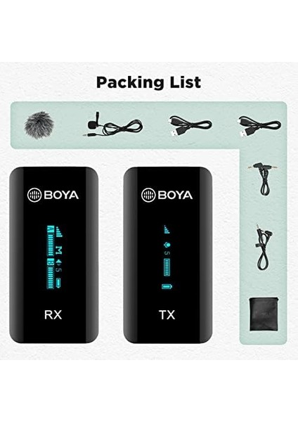 Boya By-Xm6-S1 Kablosuz Yaka Mikrofonu fiyatları