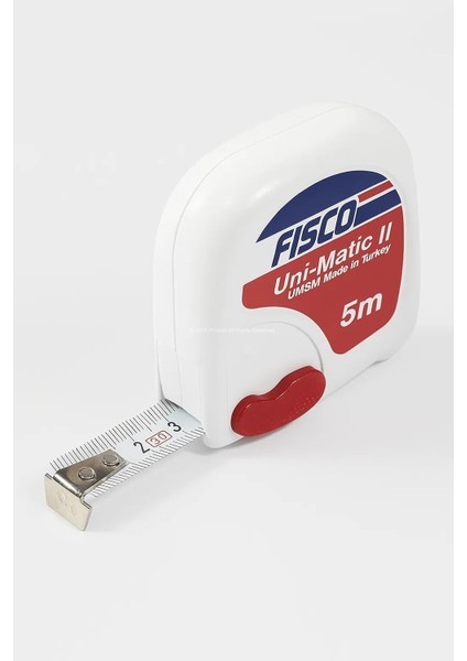 Çelik Şerit Metre, 5 Metre, 15 mm Genişlik, Otomatik Kilitli, Askılı, Dayanıklı Gövde, Otomatik Geri Sarma, Profesyonel Ölçüm Aleti, Premium Kalite