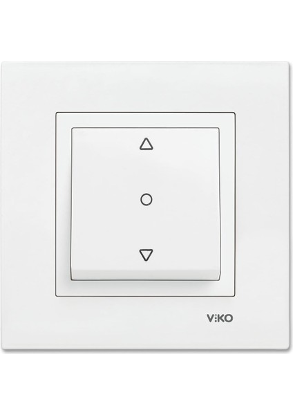 Karre Beyaz Tek Düğmeli Jaluzi