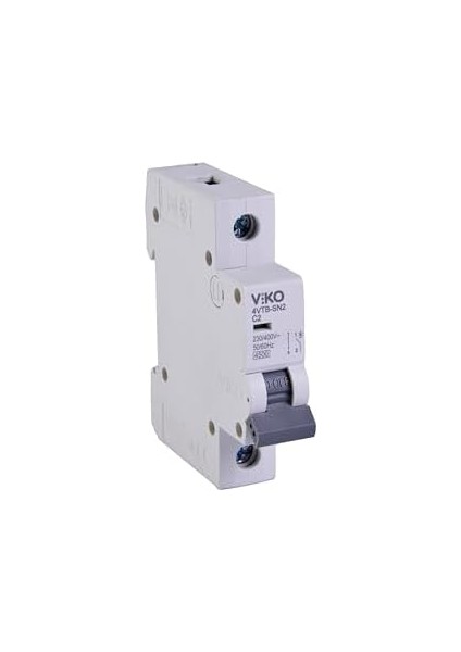 4VTB-1C02 Otomatik Sigorta 4,5ka C Tipi 1 Kutup 02A modelleri