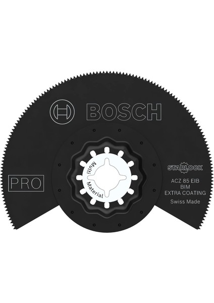 10X Pro Acz 85 Eıb Starlock Testere Ucu (Demir Içermeyen Metaller, Laminant, Pvc, Ø 85 Mm, Professional Aksesuar Çok Fonksiyonlu Makine)