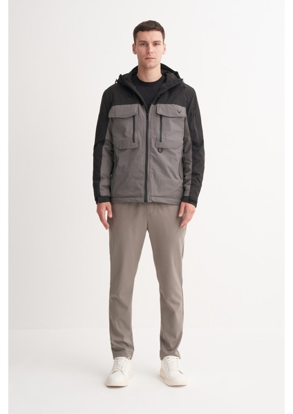 Caz 13270 Kapşonlu Su Itici Özellik Erkek Mont modelleri