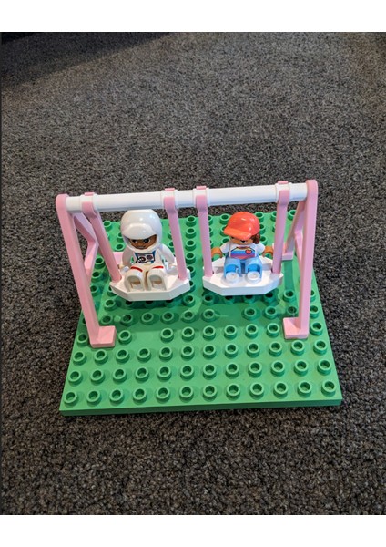 Yapı Blok Uyumlu Salıncak | 3D Yazıcı Üretimi |salıncak 2 Oturaklı