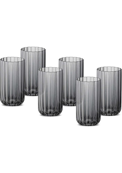 Foggy Grey 6'lı Meşrubat Bardağı