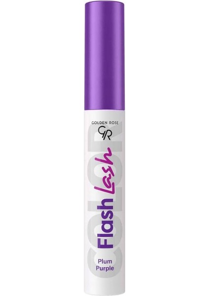 Golden Rose Flash Lash Colered Mascara No: 07 Plum Purple - Renkli Maskara