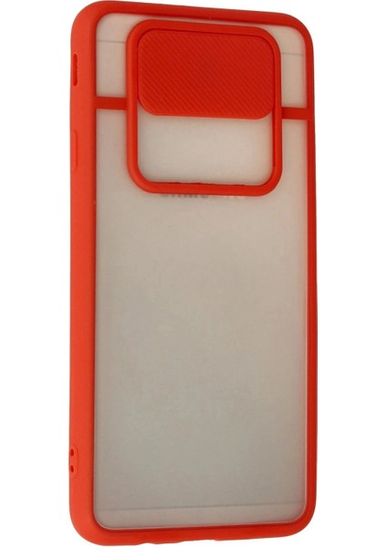 Ieg Samsung Galaxy J7 Prime Kılıf Palm Buzlu Kamera Sürgülü Silikon - Kırmızı modelleri