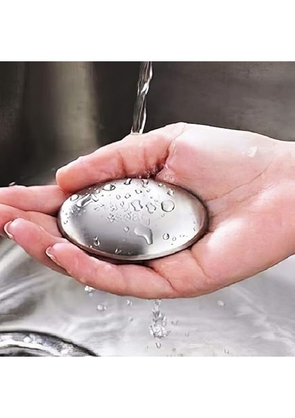 Paslanmaz Çelik Metal Sabun + Plastik Stand – 304 Kalite Çelik, Koku Giderici El Temizleme Sabunu, Balık, Soğan, Sarımsak Kokularını Giderir, Kimyasalsız ve Uzun Ömürlü, Çevre Dostu modelleri