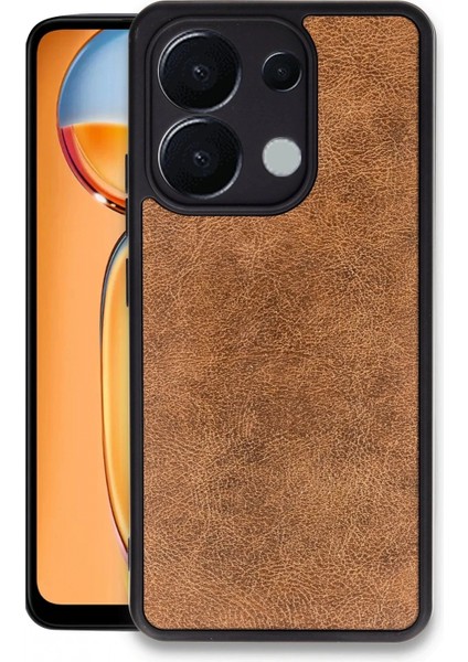 Xiaomi Redmi Note 13 4g Kılıf Aras Deri Kapak - Taba