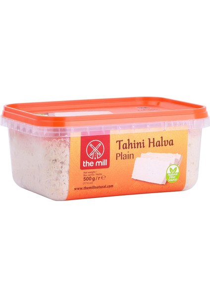 The Mill Tahin Helvası (Sade) 500 G Pet - Doğal Lif Kaynağı - Helal - Veganlara Uygun - Doğal Olarak Işlenmiş - Atıştırmalık ve Kahvaltı Için Ideal - Kimyasal Içermez - Enerji Kaynağı - Lezzetli fiyatları