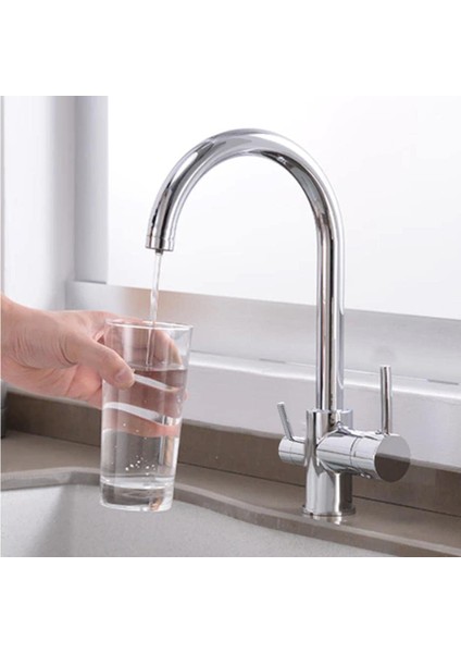 Arıtma Çıkışlı Mutfak Evye Bataryası 3 Yollu Batarya