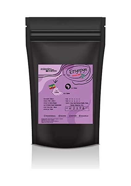 Mineiro Coffee Etiyopya Sidamo Single Origin Filtre Kahve 250 gr fiyatları